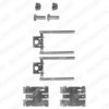 DELPHI LX0021 Accessory Kit, disc brake pads